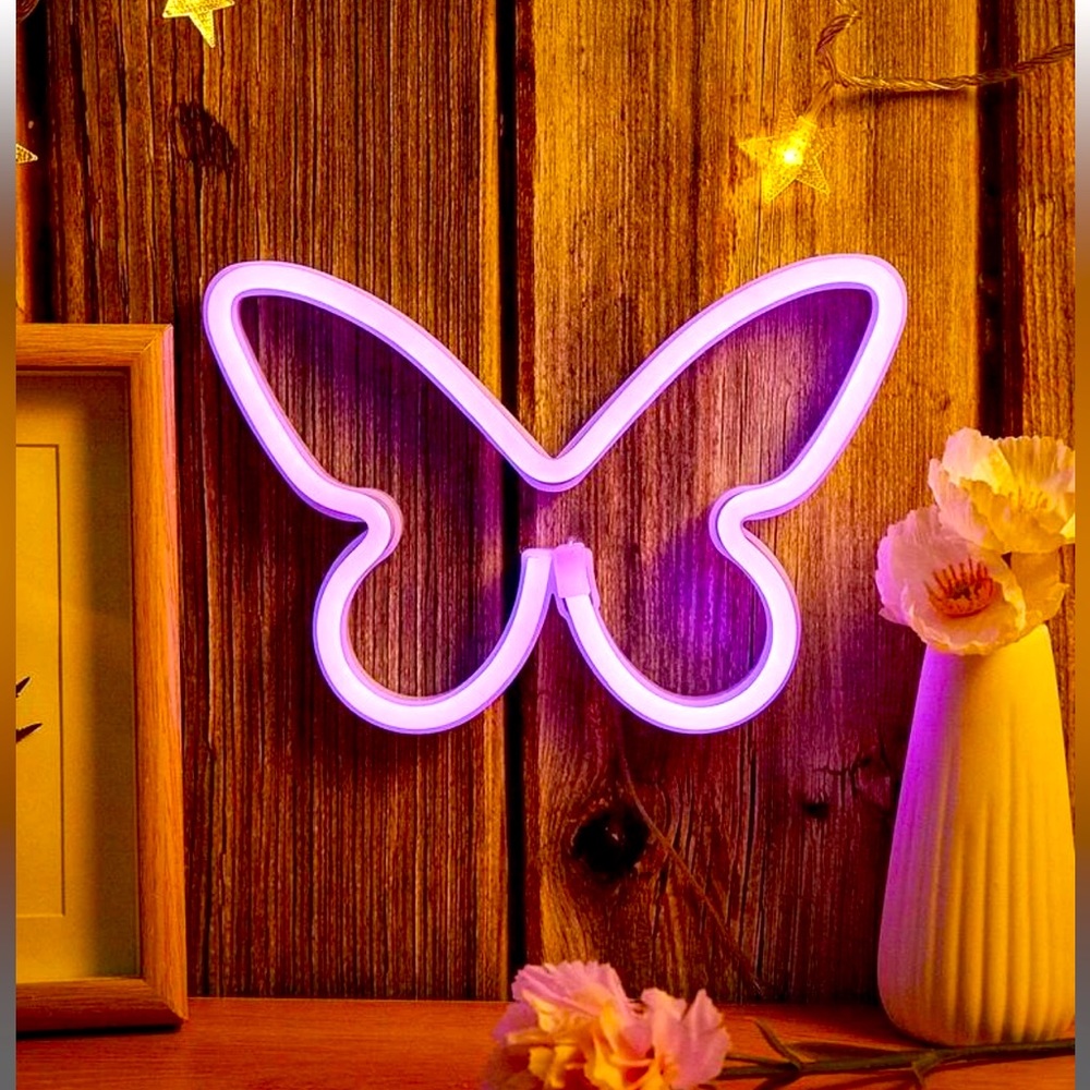 Butterfly Design Neon Light